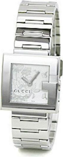 Ρολόι Gucci YA108502 με Μεταλλικό Μπρασελέ Ασημί