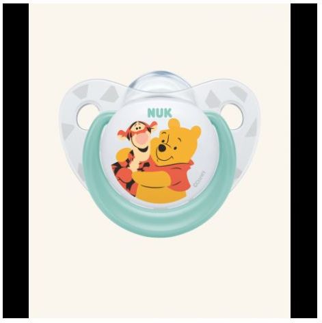 Πιπίλα Nuk Disney Baby Winnie Σιλικόνης για 0-6 Μηνών 1τμχ Γαλάζιο