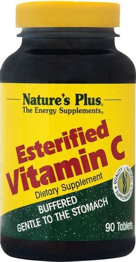 Nature's Plus Esterified Vitamin C Βιταμίνη για Ενέργεια & Ανοσοποιητικό 675mg 90 Ταμπλέτες