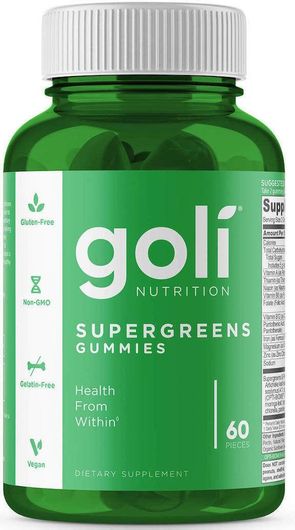 Goli Nutrition Super Greens Gummies 60 Ζελεδάκια