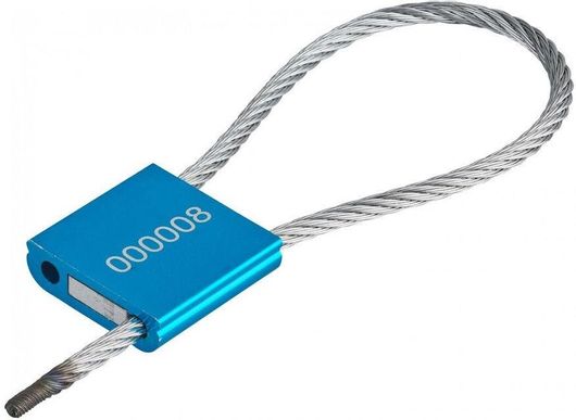 Μεταλλική Σφραγίδα Ασφαλείας Thirard 00991388 με Συρματόσχοινο Φ1.5x300mm Σετ 25τμχ