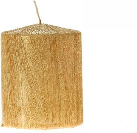 Κερί με Ανάγλυφο Σχέδιο 6x8cm Χρυσό