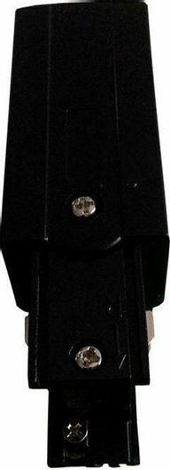 Τροφοδοσία Ράγας Eurolamp 145-55165 από Αλουμίνιο 4 Καλωδίων 220V Μαύρο