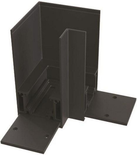 Σύνδεσμος Ράγας Eurolamp 145-59914 Φωτιστικών Μαύρο