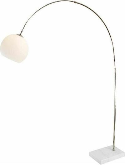 Φωτιστικό Δαπέδου Aca Μοντέρνο με Ντουί E27 Υ201xΜ40cm Λευκό