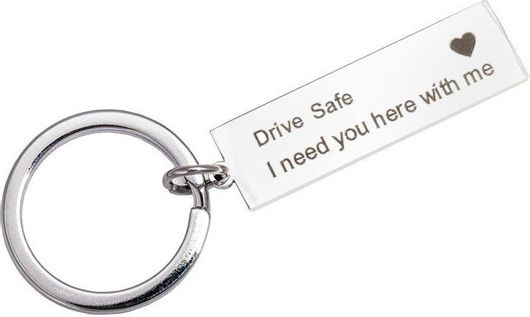 Μπρελόκ Drive Safe 049286 Μεταλλικό