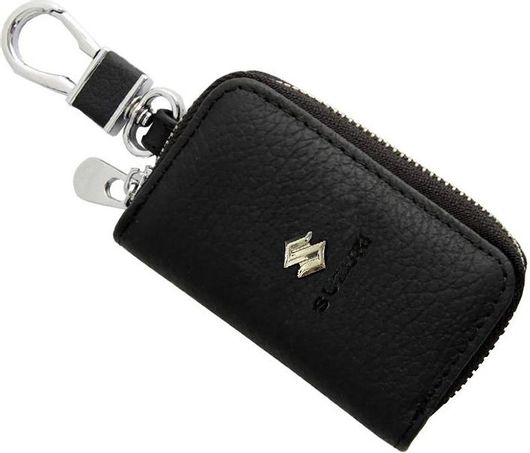 Μπρελόκ Suzuki Δερμάτινο με Κλειδοθήκη Μαύρο