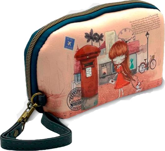 Γυναικείο Πορτοφόλι Sweet Candy Από Πολυεστέρα 16x5x12cm Πολύχρωμο