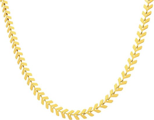 Αλυσίδα Λαιμού Goldjewels SKC37G από Ανοξείδωτο Ατσάλι 6mm