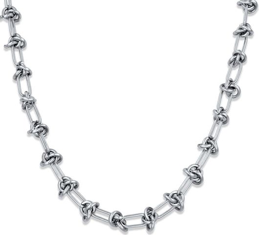 Αλυσίδα Λαιμού Goldjewels SKC61S από Ανοξείδωτο Ατσάλι 6mm