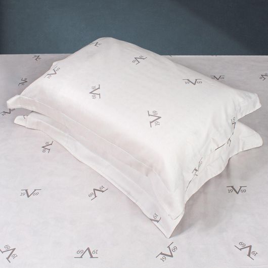 Μαξιλαροθήκη 19V69 Collection Centro 100% Βαμβακοσατέν 50x70cm Σετ 2τμχ Μπεζ