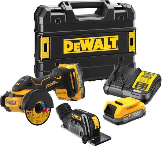 Γωνιακός Τροχός Dewalt DCS438E2T 76mm Μπαταρίας 2x2Ah