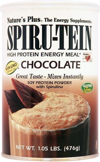 Nature's Plus Spiru-Tein High-Protein Energy Meal Χωρίς Γλουτένη με Γεύση Σοκολάτα 476gr