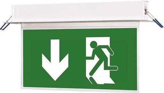 Φωτιστικό Ασφαλείας Eurolamp Επαναφορτιζόμενο LED Εξόδου με Φωτοκύτταρο