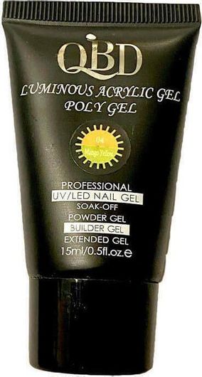 Acrygel Νυχιών QBD Luminous 04 Πολύχρωμο 15ml
