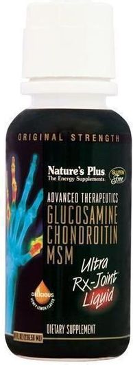 Nature's Plus Glucosamine Chondroitin MSM Ultra Rx Joint Liquid Συμπλήρωμα για την Υγεία των Αρθρώσεων 237ml