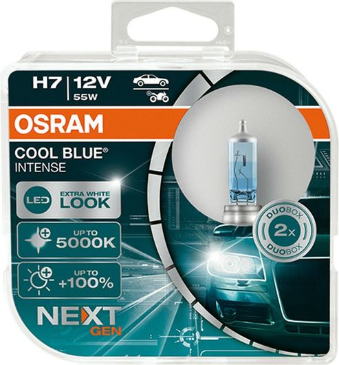 Λάμπες Αυτοκινήτου Osram Cool Blue Intense 100 H7 LED 5000K 12V 55W 2τμχ