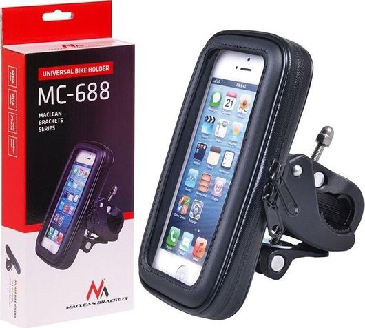 Βάση Ποδηλάτου Maclean MC-688 Universal για Κινητό 95x155x5mm Αδιάβροχη Μαύρο