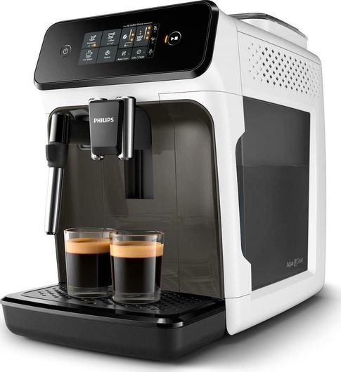 Philips Series 1200 Αυτόματη Μηχανή Espresso 1500W Πίεσης 15bar με Μύλο Άλεσης Λευκό