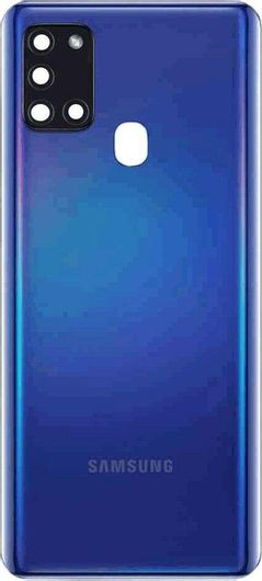 Καπάκι Μπαταρίας Samsung GH82-22780C για Galaxy A21S & Τζαμάκι Κάμερας Μπλε