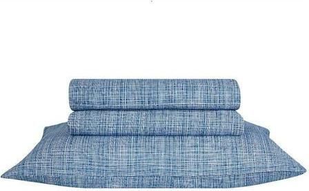 Μαξιλαροθήκη Kentia 33255 Oxford 01 Βαμβακερή Σετ 2τμχ 70x50cm Μπλε