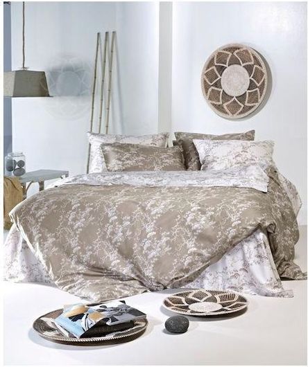 Μαξιλαροθήκη Kentia 31429 Feng Shui 15 Βαμβακοσατέν Σετ 2τμχ 70x50cm Μπεζ