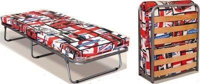 Ράντζο Καρακόλης με Στρώμα & Μεταλλικά Στηρίγματα 190x80cm