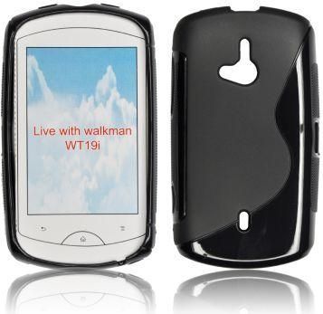 Θήκη Κινητού Back Cover για Sony WT19i Σιλικόνη Μαύρο