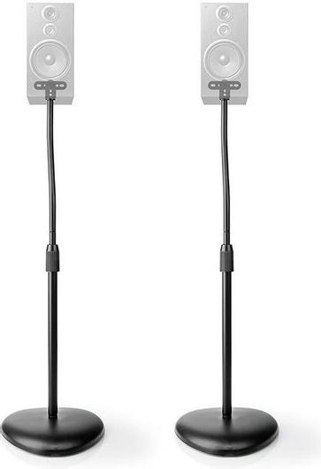 Βάσεις Ηχείων Δαπέδου Nedis SPMT2750BK Ζεύγος Μαύρο