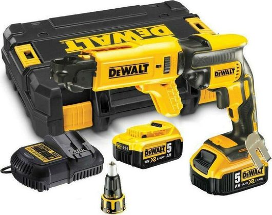 Κατσαβίδι Γυψοσανίδας Dewalt DCF620P2K Μπαταρίας 18V 2x5Ah