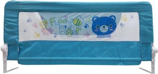 Προστατευτικό Κάγκελο Beboulino Πτυσσόμενο για Κρεβάτι Υφασμάτινο 150x71cm Μπλε