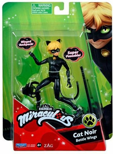 Φιγούρα Δράσης Giochi Preziosi Miraculous Cat Noir Battle Wings για 4+ Ετών