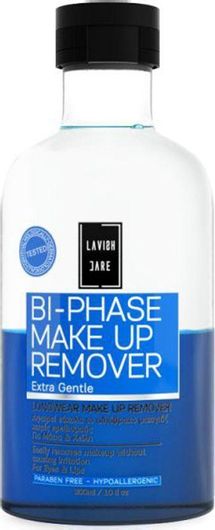 Lavish Care Bi-Phase Make Up Remover Lotion Αφαίρεσης Μακιγιάζ Ματιών & Χειλιών για Ακνεϊκές Επιδερμίδες 300ml