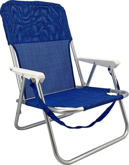 Καρεκλάκι Παραλίας Ankor Αλουμίνιο 1τμχ Μπλε