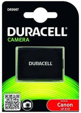 Μπαταρία Φωτογραφικής Μηχανής Duracell DR9967 1020mAh Συμβατή με Canon LP-E10