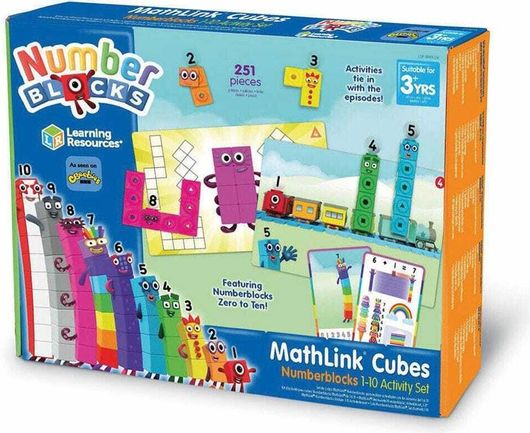 Εκπαιδευτικό Παιχνίδι Learning Resources MathLink Cubes Numberblocks 1-10 για 3+ Ετών