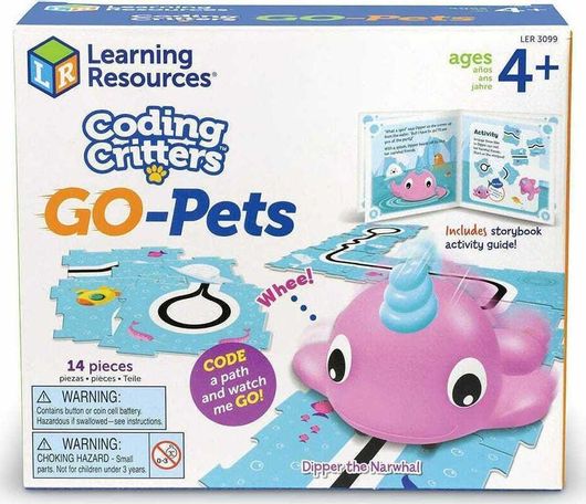 Εκπαιδευτικό Παιχνίδι Learning Resources Coding Critters Go-Pets Dipper The Narwhal LER3099 Γνώσεων για 4+ Ετών