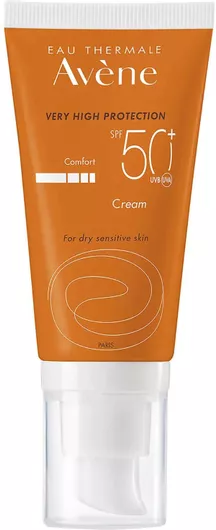 Αντηλιακό Προσώπου Eau Thermale Avène Sun Cream Very High Protection Αδιάβροχη Κρέμα SPF50 50ml