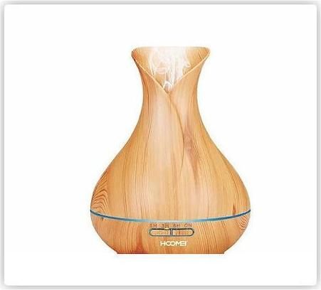 Diffuser Αρωματοθεραπείας Hoomei HM-2270 400ml Καφέ