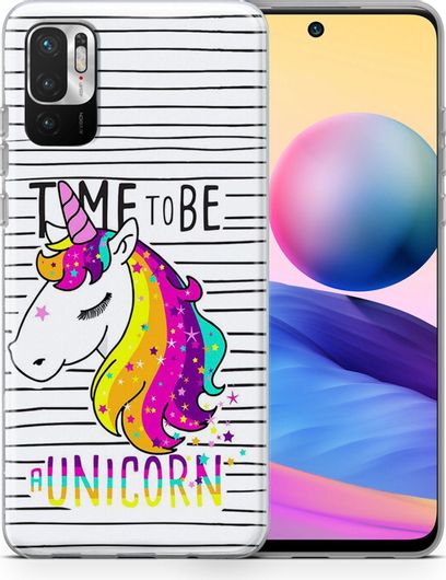 Θήκη Κινητού Back Cover για Xiaomi Poco M3 Pro 5G - Flexible TPU - Time To Be A Unicorn