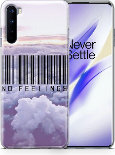 Θήκη Κινητού Back Cover για OnePlus Nord - Flexible TPU - No Feelings