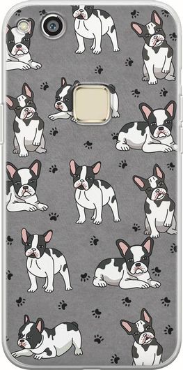 Θήκη Κινητού Back Cover για Huawei P10 Lite - Flexible TPU - French Bulldog