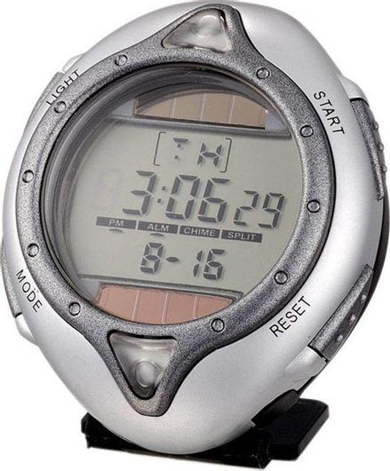 Ρολόι Αυτοκινήτου Ψηφιακό για Ταμπλό / Αεραγωγού με Φως Ασημί