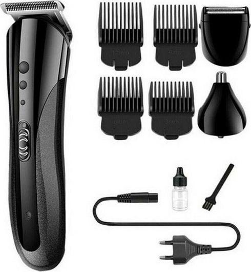 Κουρευτική Μηχανή Kemei KM-1407 Επαναφορτιζόμενη Μαύρο