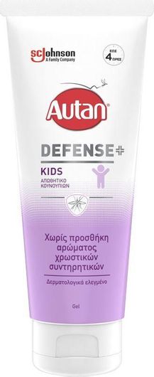 Αντικουνουπικό Gel Autan Defense Kids Απωθητικό για Παιδιά 100ml