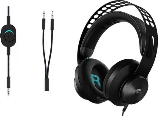 Gaming Headset Lenovo Legion H300 Over Ear 3.5mm Jack Μαύρο