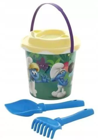 Κουβαδάκι Παραλίας Σετ Παιχνίδια Polesie The Smurfs Big Set Κουβαδάκι με Αξεσουάρ 4τμχ