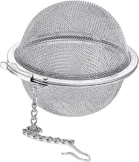 Αυγό Τσαγιού HUH-0094 με Αλυσίδα από Ανοξείδωτο Ατσάλι