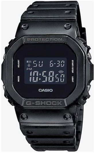 Ανδρικό Ρολόι Casio DW-5600BB-1ER G-Shock με Λουράκι από Καουτσούκ Μαύρο