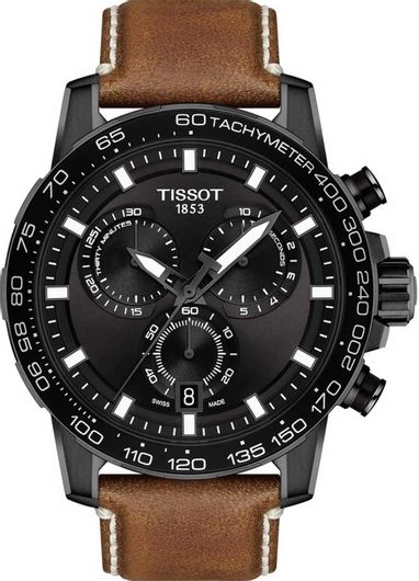 Ανδρικό Ρολόι Tissot T1256173605101 Supersport με Δερμάτινο Λουράκι